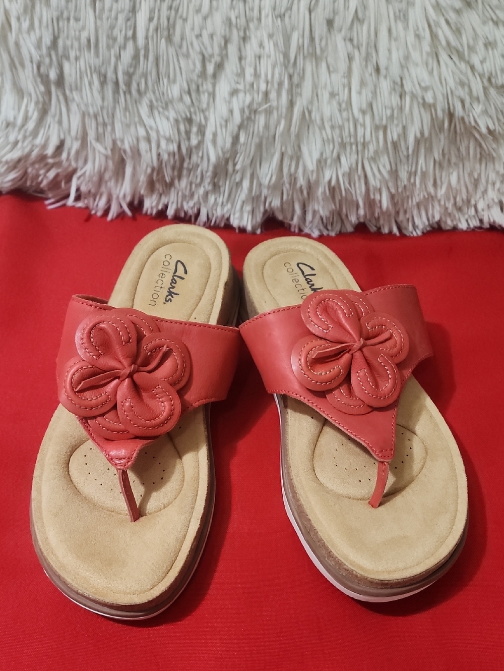 Clarks Women's Brynn Style Embellished Thong Sandals